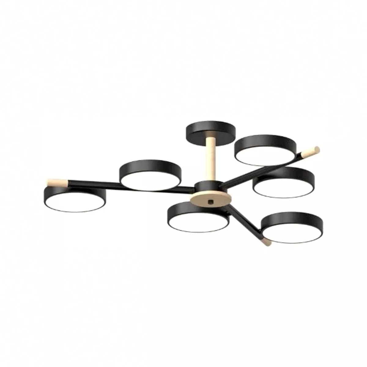 

Люстра на штанге LED4U L3208-800 BK