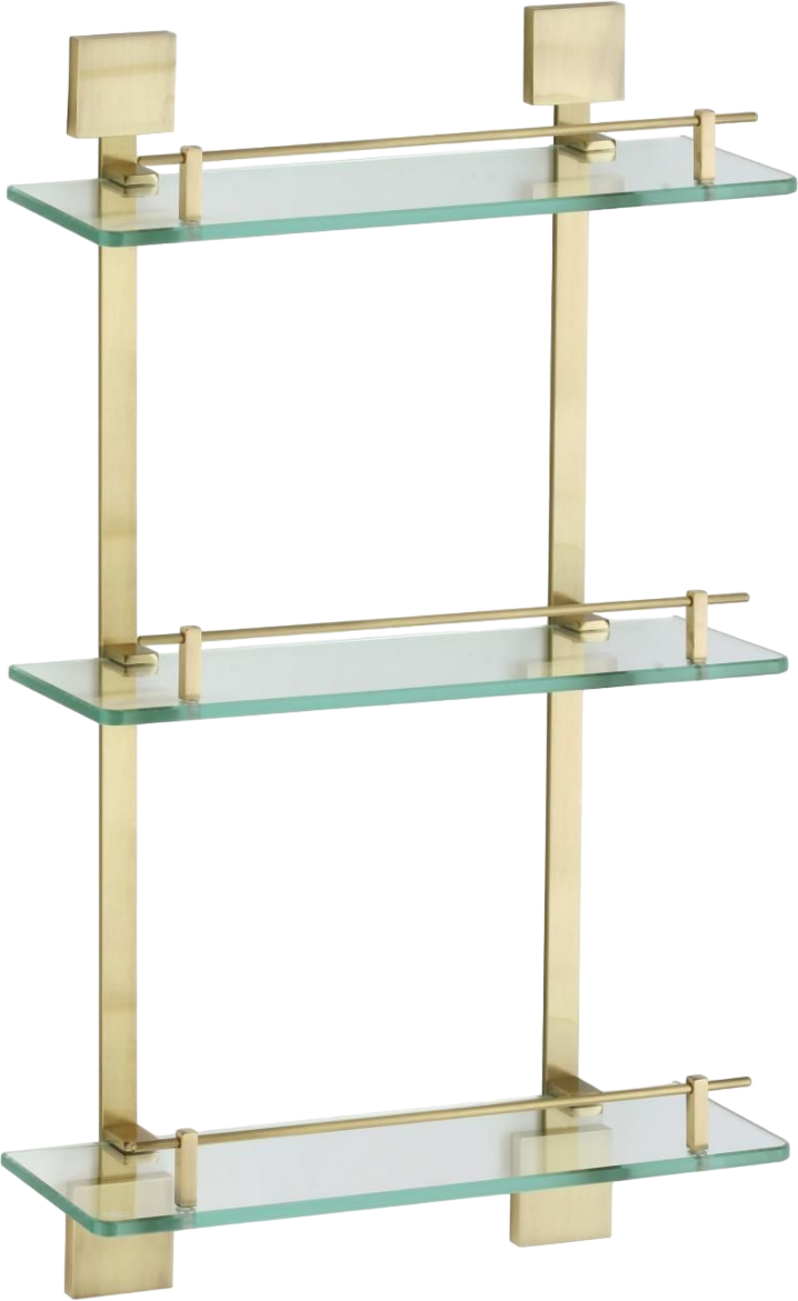 Полка Savol 65 S-06522C-3 40 см тройная прямая бронза для душа 8506₽