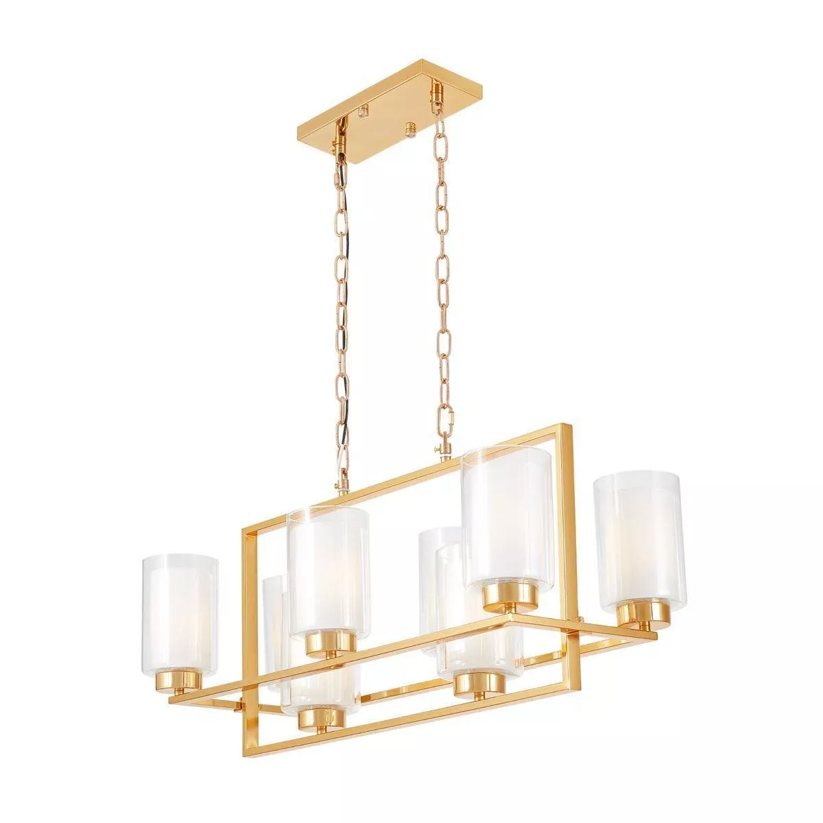 

Подвесная люстра Lumina Deco Lino LDP 1239-8 F.GD
