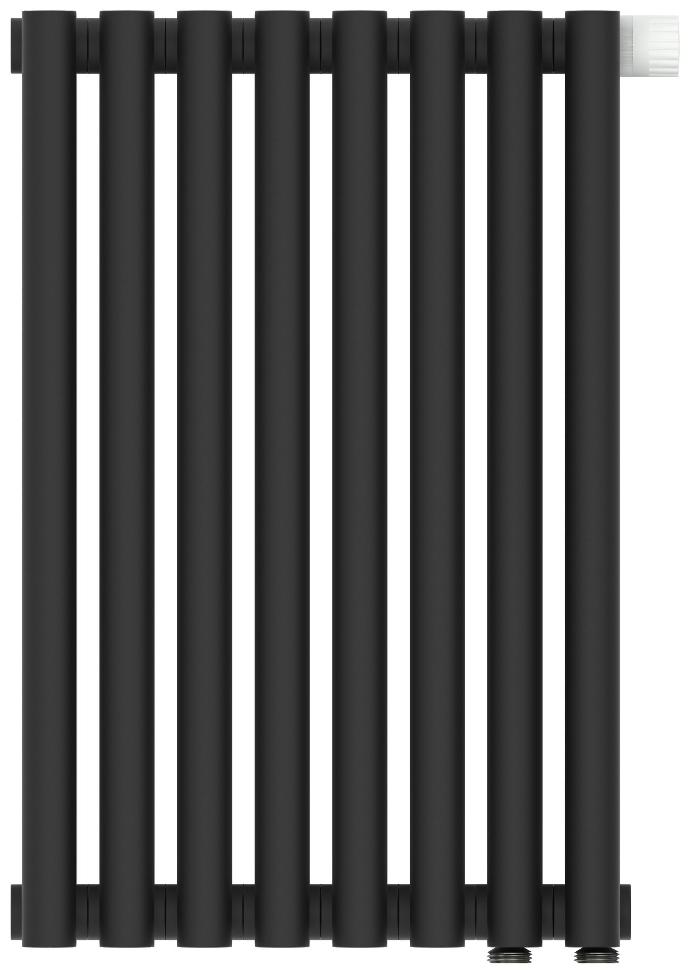 Отопительный радиатор ДР ЭСТЕТ-00 н/ж EU50 500х360 / 8 сек (Тёмный титан муар) 15-0322-5008 - фото 1