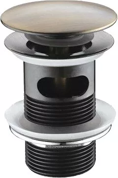 Донный клапан для раковины Wasserkraft, цвет бронза A046 - фото 1
