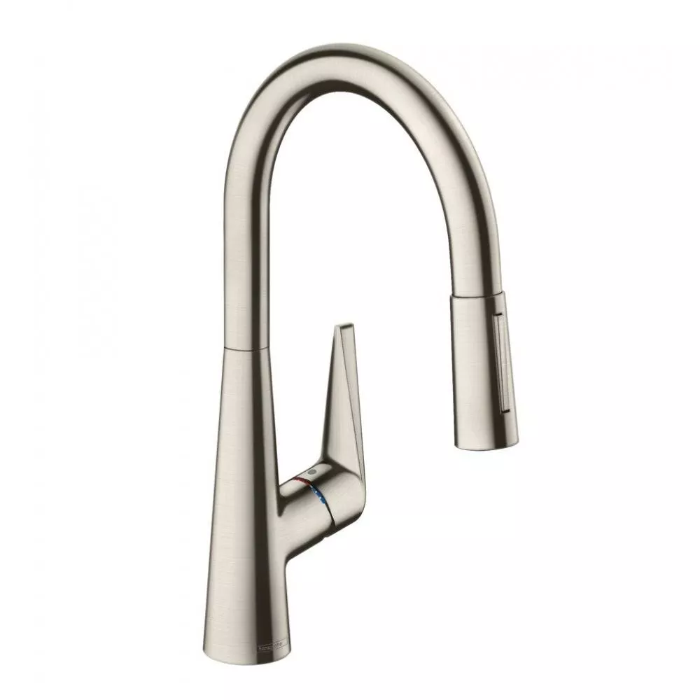 

Кухонный смеситель однорычажный, 200, с вытяжным душем, 2jet Hansgrohe 73851800