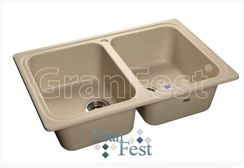 

Мойка из мрамора GRANFEST Standart (S-780 K беж)
