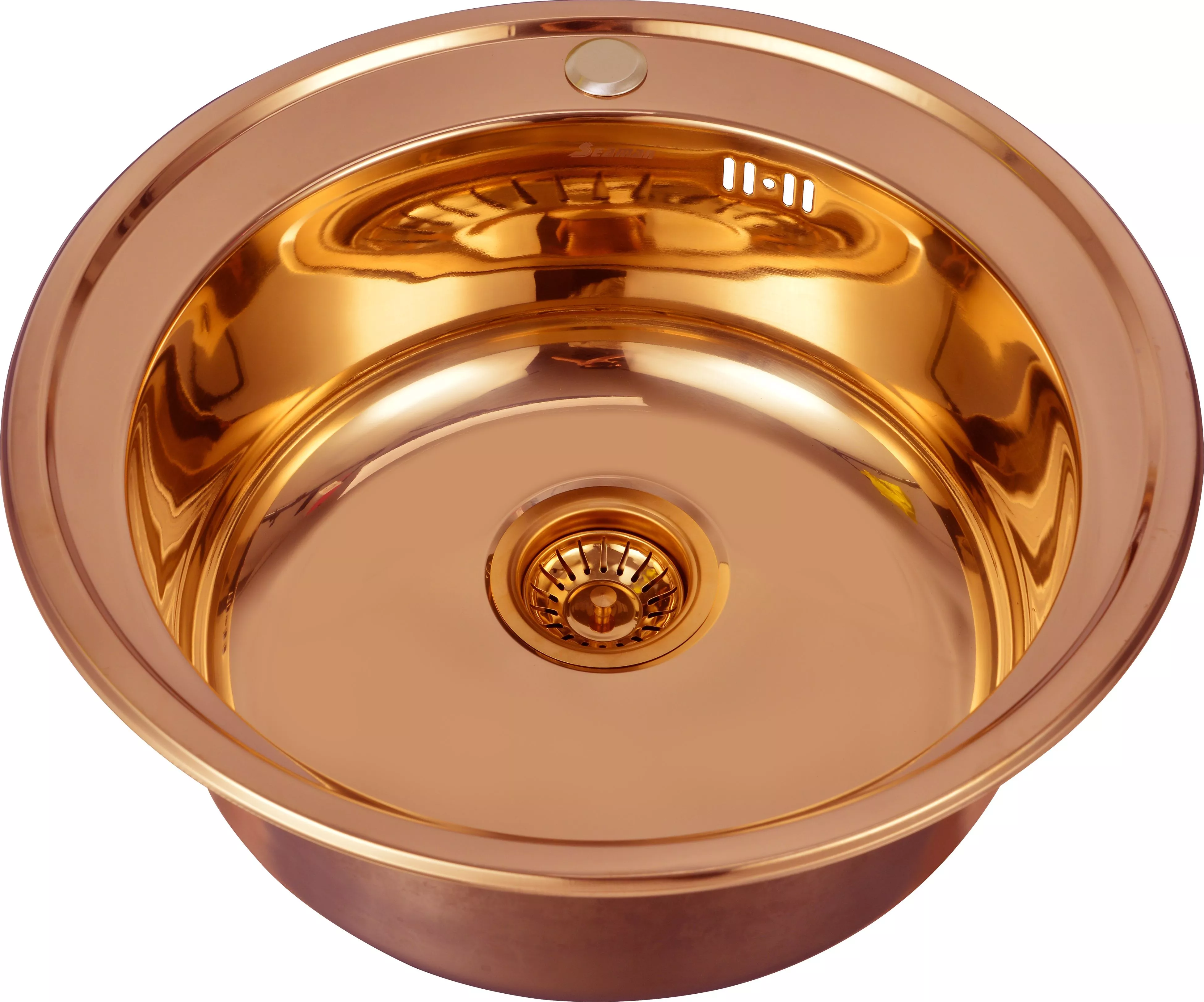 Мойка кухонная Seaman Eco Wien SWT-510-Copper polish, цвет медь SWT-510-Copper polish.A - фото 1