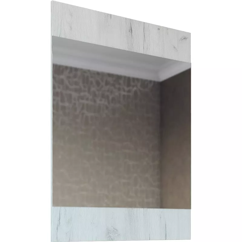 

Зеркало Sanflor Чикаго 60 светлое дерево - белое