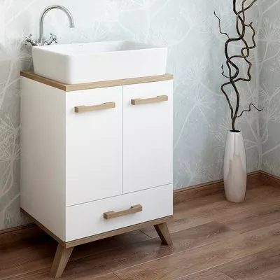 

Тумба с раковиной Sanflor Ингрид 60 белый (С12473)