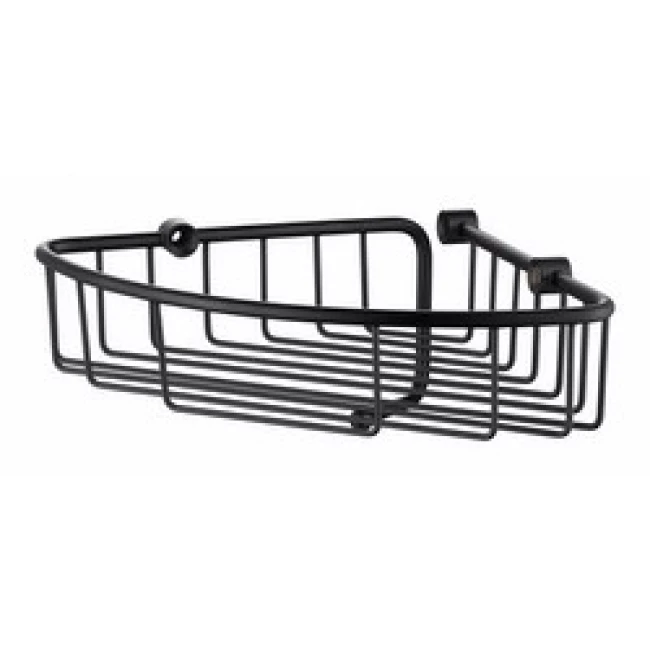 

Полка настенная угловая KAISER 214*214*60 (103) Black/латунь (KH-5012)