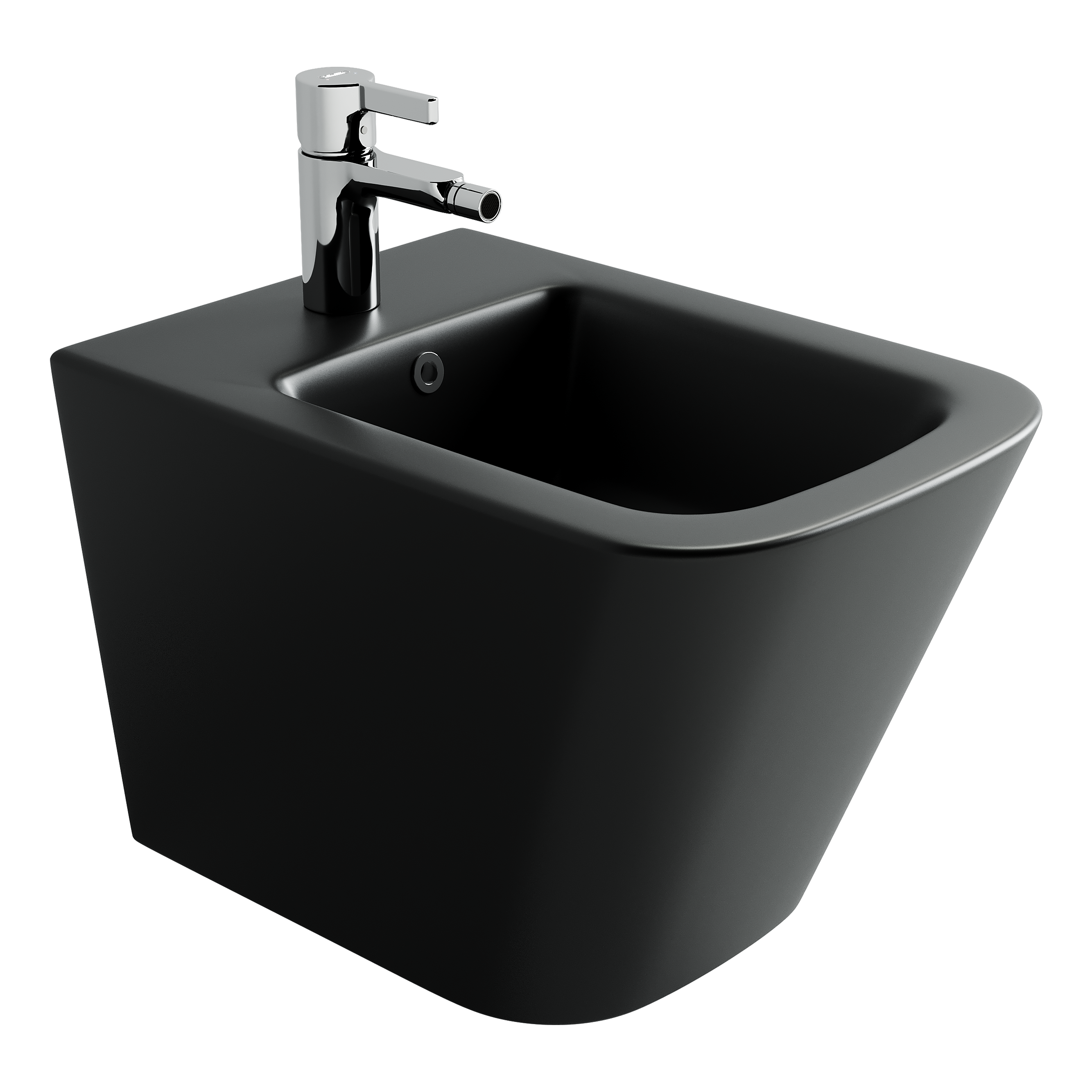 Подвесные биде  Santehnika Room Биде подвесное Ceramicanova Union CN4010MB черное матовое