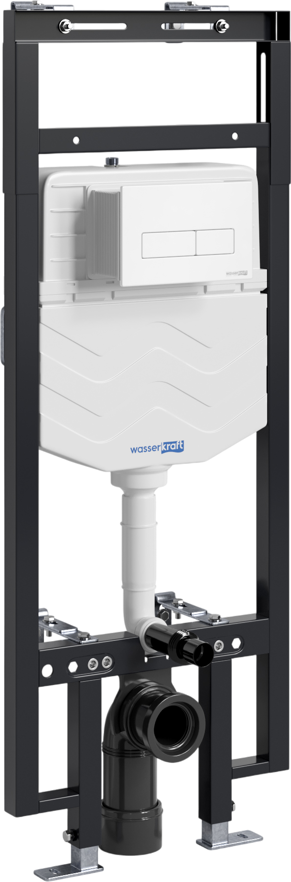 

Система инсталляции для унитазов Wasserkraft Dinkel 58TLT.010.ME.WM03 с кнопкой смыва матовой белой