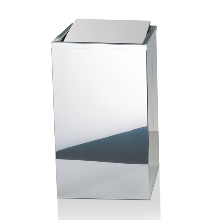 

DECOR WALTHER (DW 215) Корзина для белья 58 X 32 X 32 см, 50 л, маятниковая крышка, сталь полированная