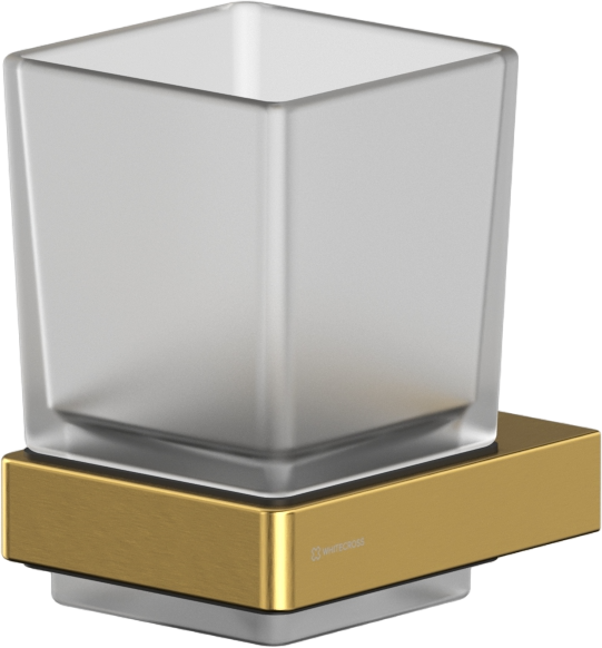 

Стакан WHITECROSS Cubo CU2430GLB брашированное золото