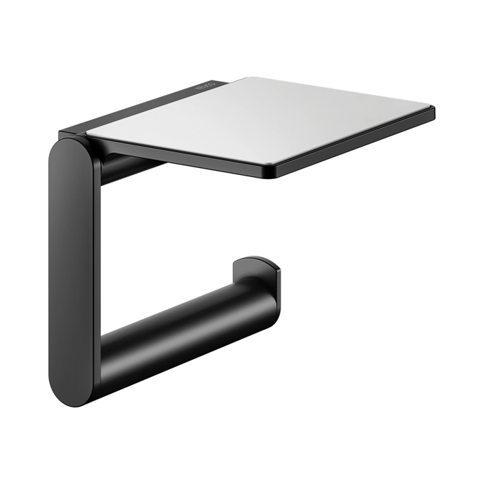 

KEUCO PLAN Держатель для туалетной бумаги, с полочкой, черный (RAL 9011)