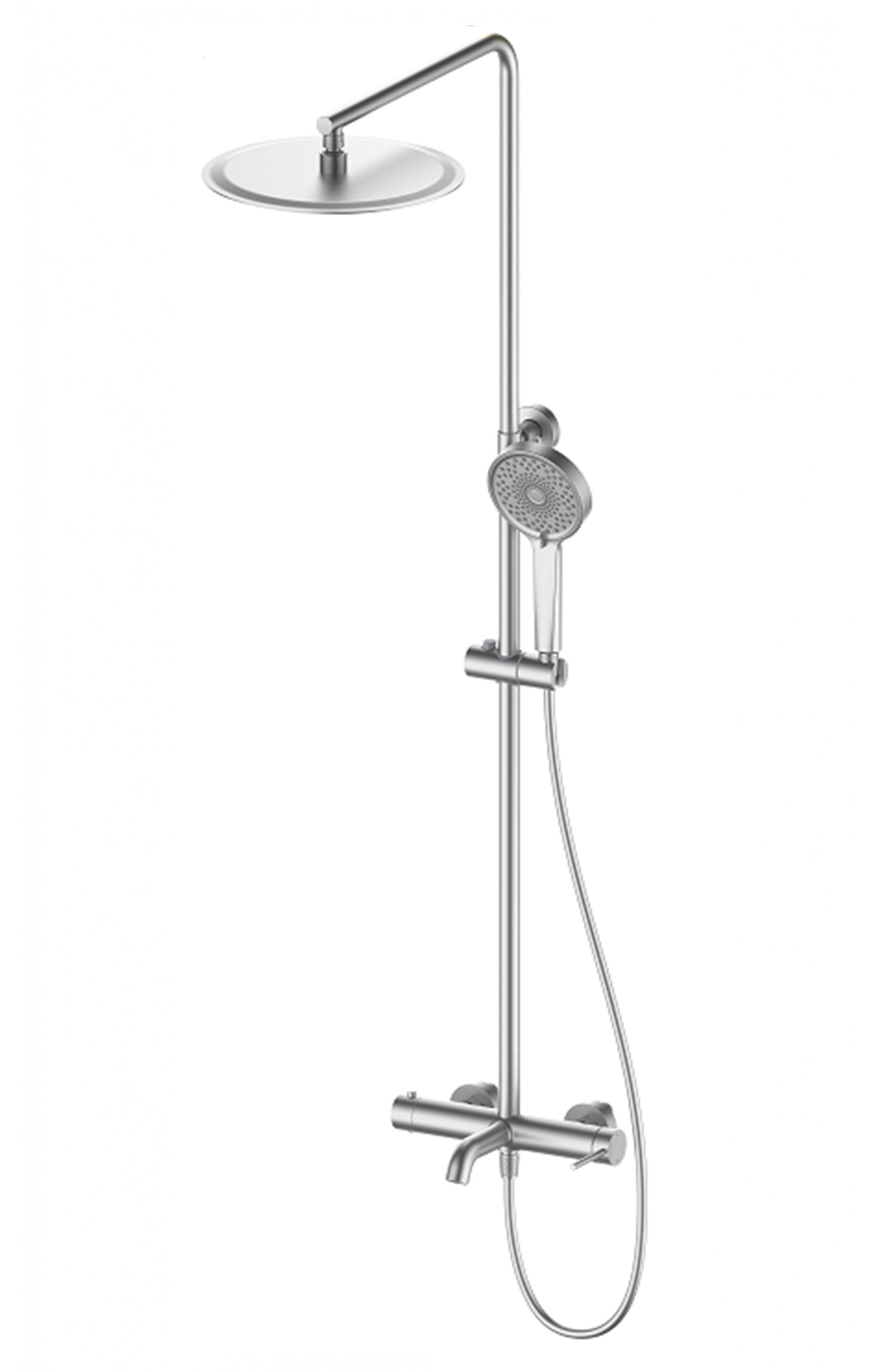 

Душевая стойка Wonzon & Woghand Stick WW-88739017-BN брашированный никель