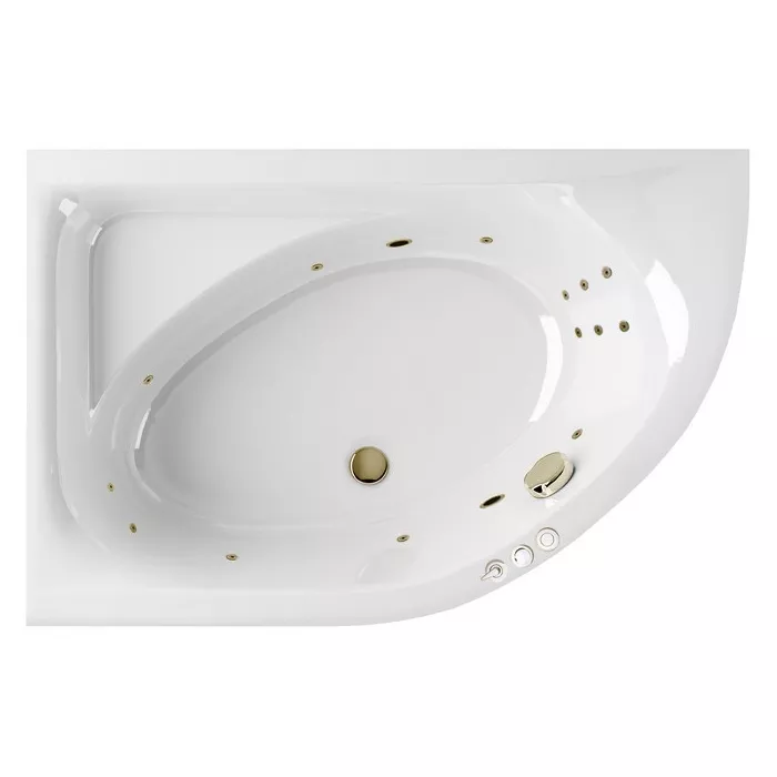 

Ванна акриловая Excellent Aquaria Smart 150x100 L с гидромассажем белый - бронза