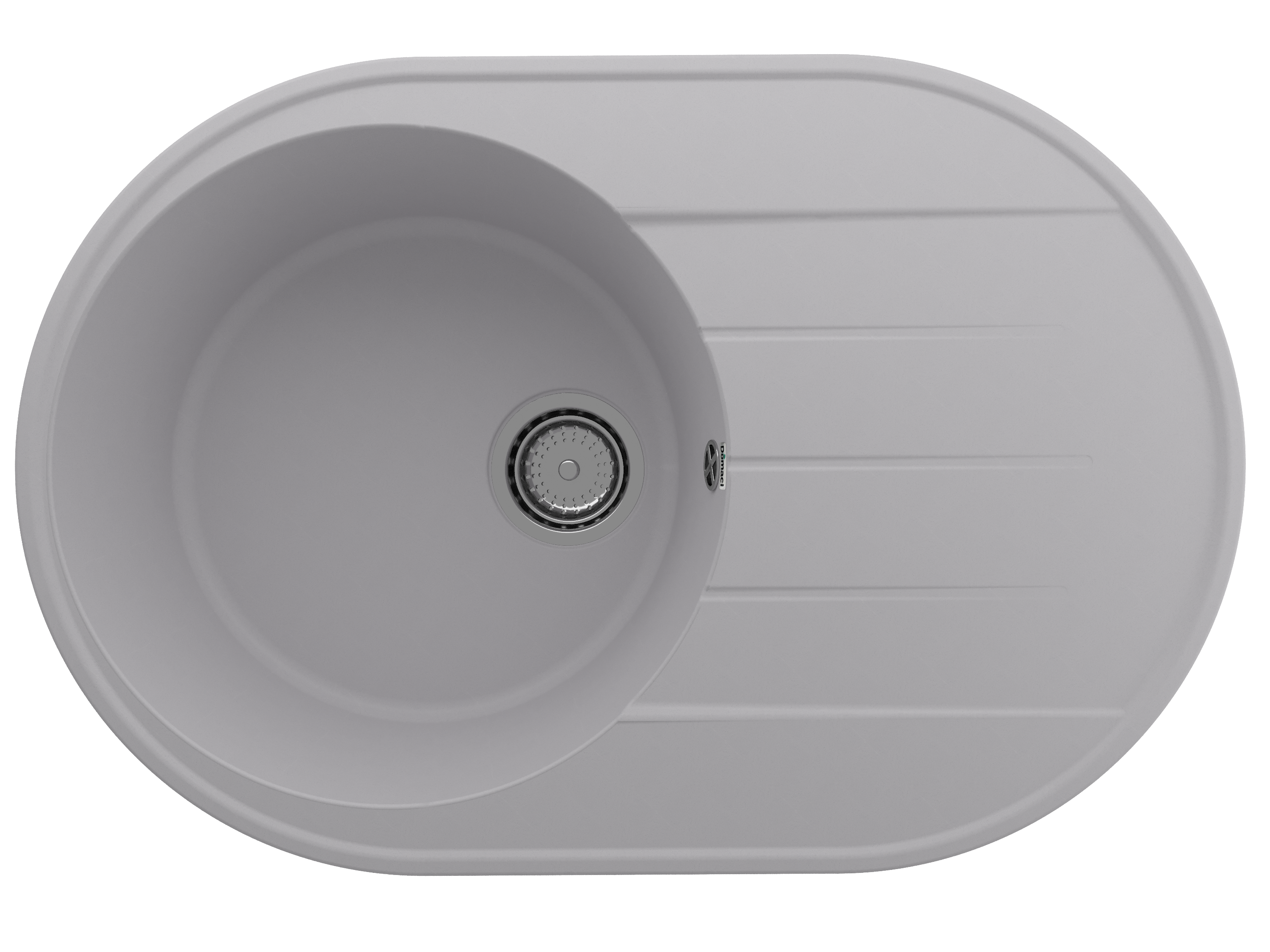 

Мойка кухонная Domaci Солерно DN 750-04 платина