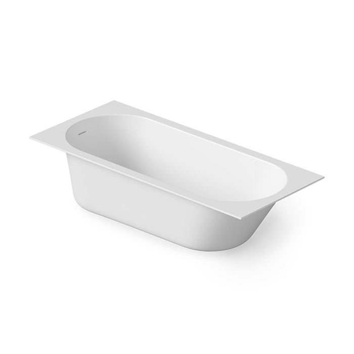 DEA DESIGN Ease Ванна встраиваемая170x75xh58см из композита Solid surface с сифоном и дклапаном цвет белый матовый White 18 149028₽