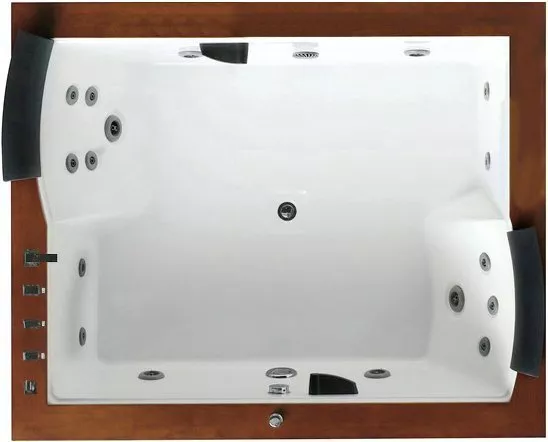 Гидромассажные ванны  Santehnika Room Гидромассажная ванна Gemy  186x151 см (G9052 II B R)