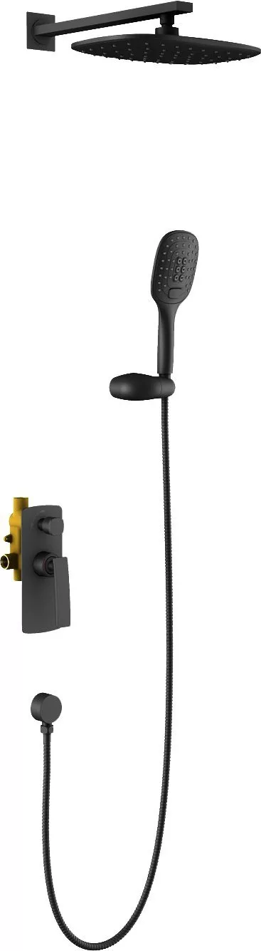 

Душевой комплект Timo Helmi SX-4069/03SM черный матовый