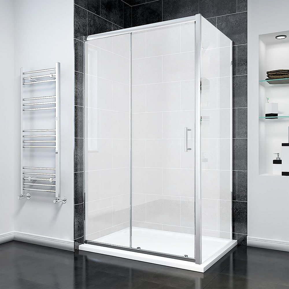 

Душевой уголок Veconi Rovigo RV-055M 130х100 см, профиль глянцевый хром, стекло матовое