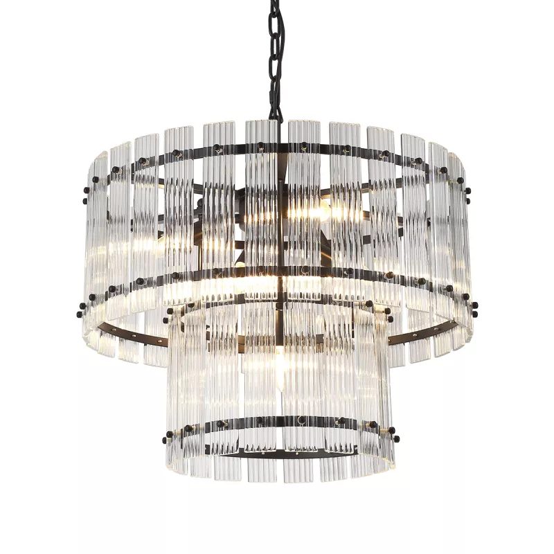 

Подвесная люстра Delight Collection Ruby KG1112P-7 black/clear