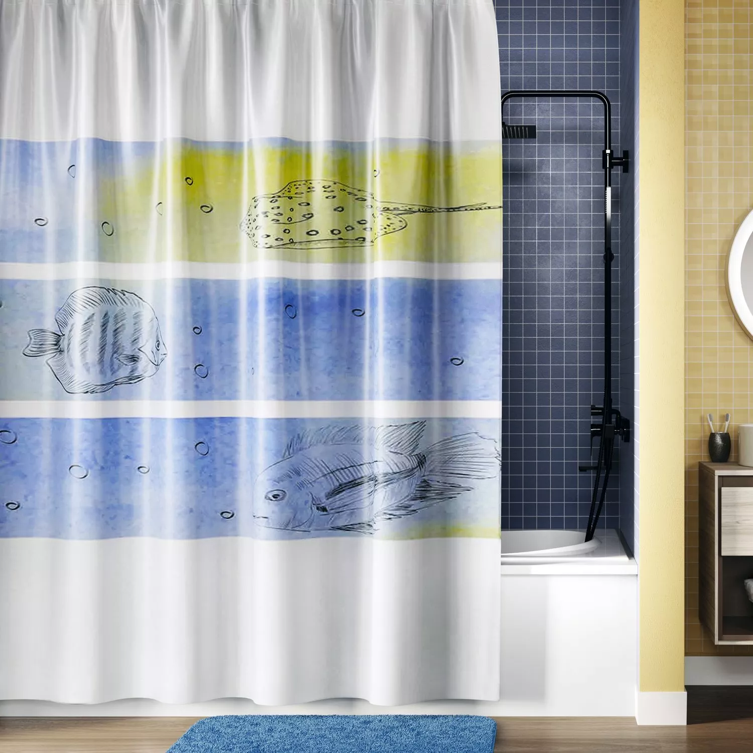 

Штора для ванной Wasserkraft Inn SC-43101