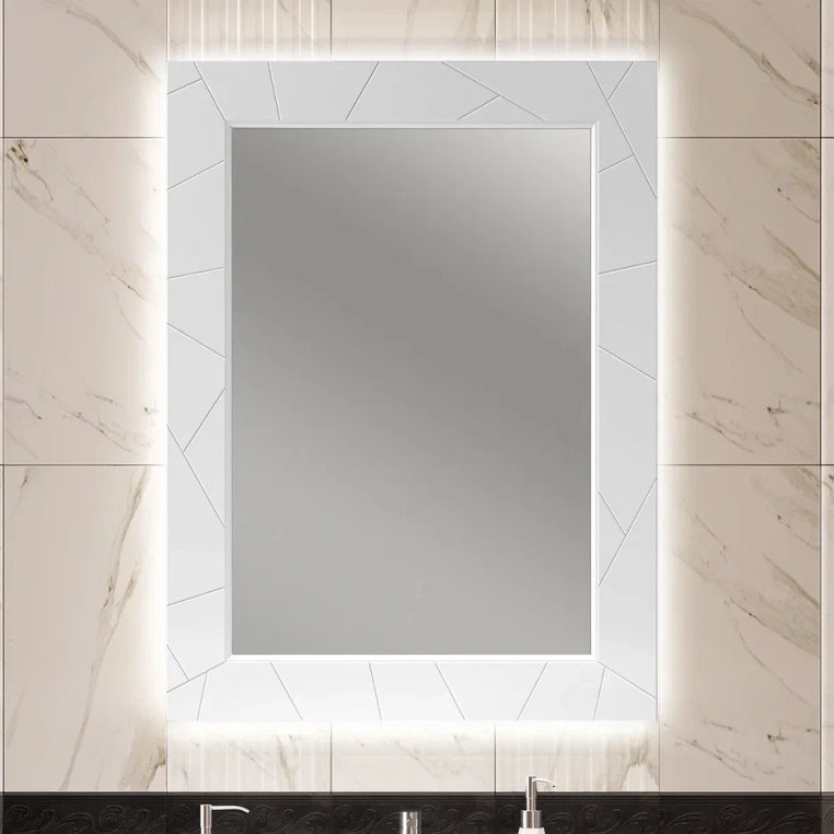 Зеркало с подсветкой Opadiris Луиджи 70 белый матовый