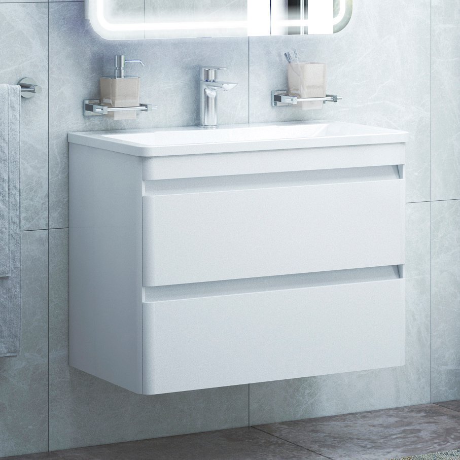 

Тумба под раковину без столешницы Corozo Алабама 80, подвесная