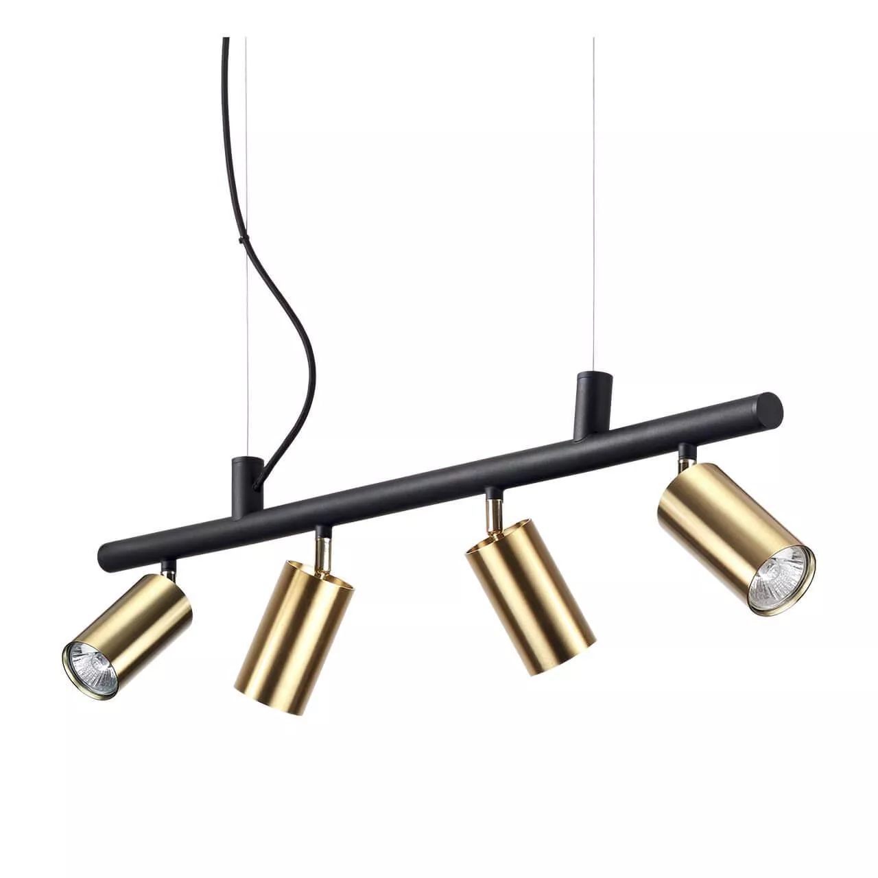 

Подвесная люстра Ideal Lux Dynamite SP4 Ottone Satinato 244624