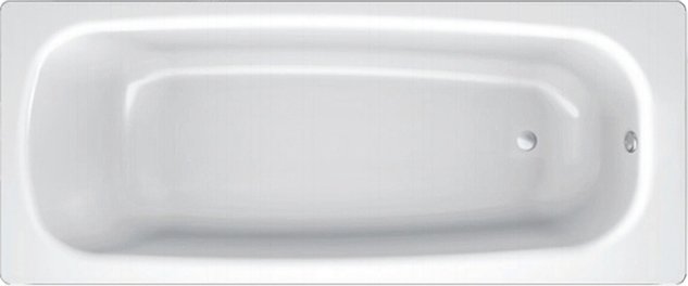Купить Стальная ванна BLB Universal 160x70, белый, сталь