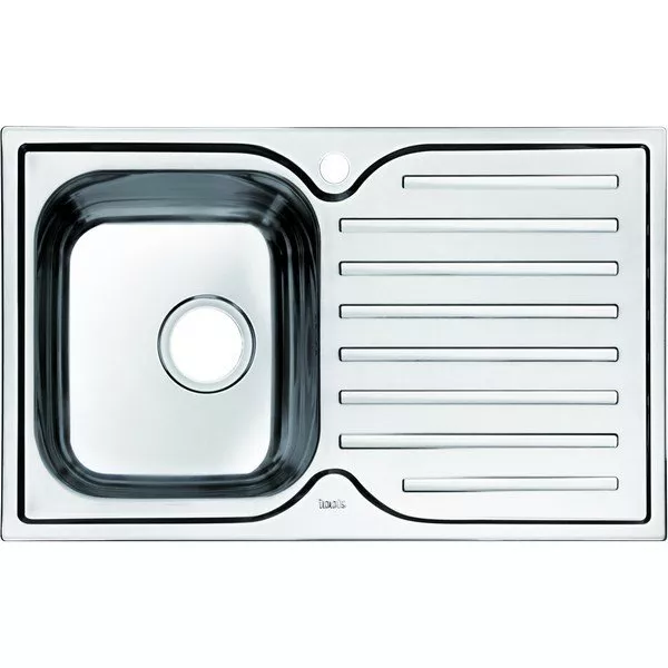 

Мойка, нержавеющая сталь, шелк, чаша слева, 780*480, Strit S, IDDIS, STR78SLi77