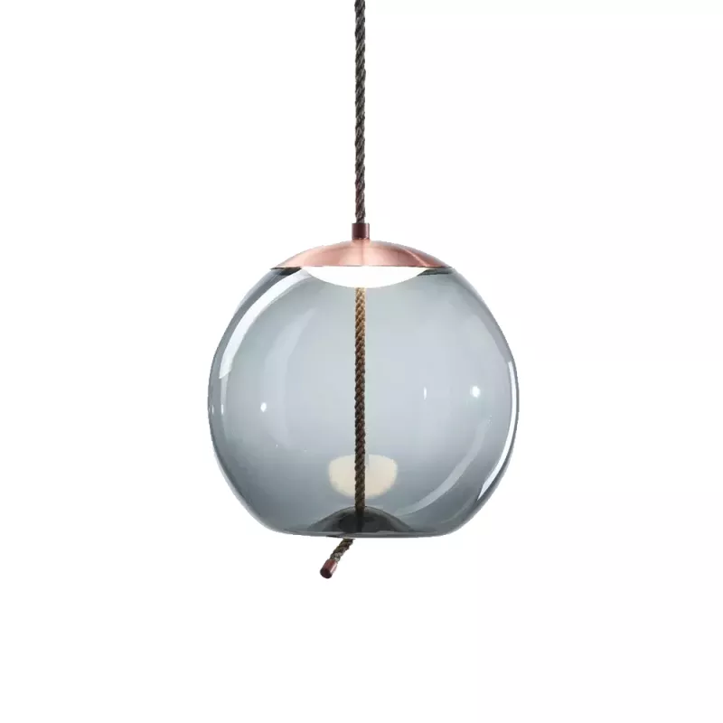 

Подвесной светильник Delight Collection Knot 9966P/C copper/blue