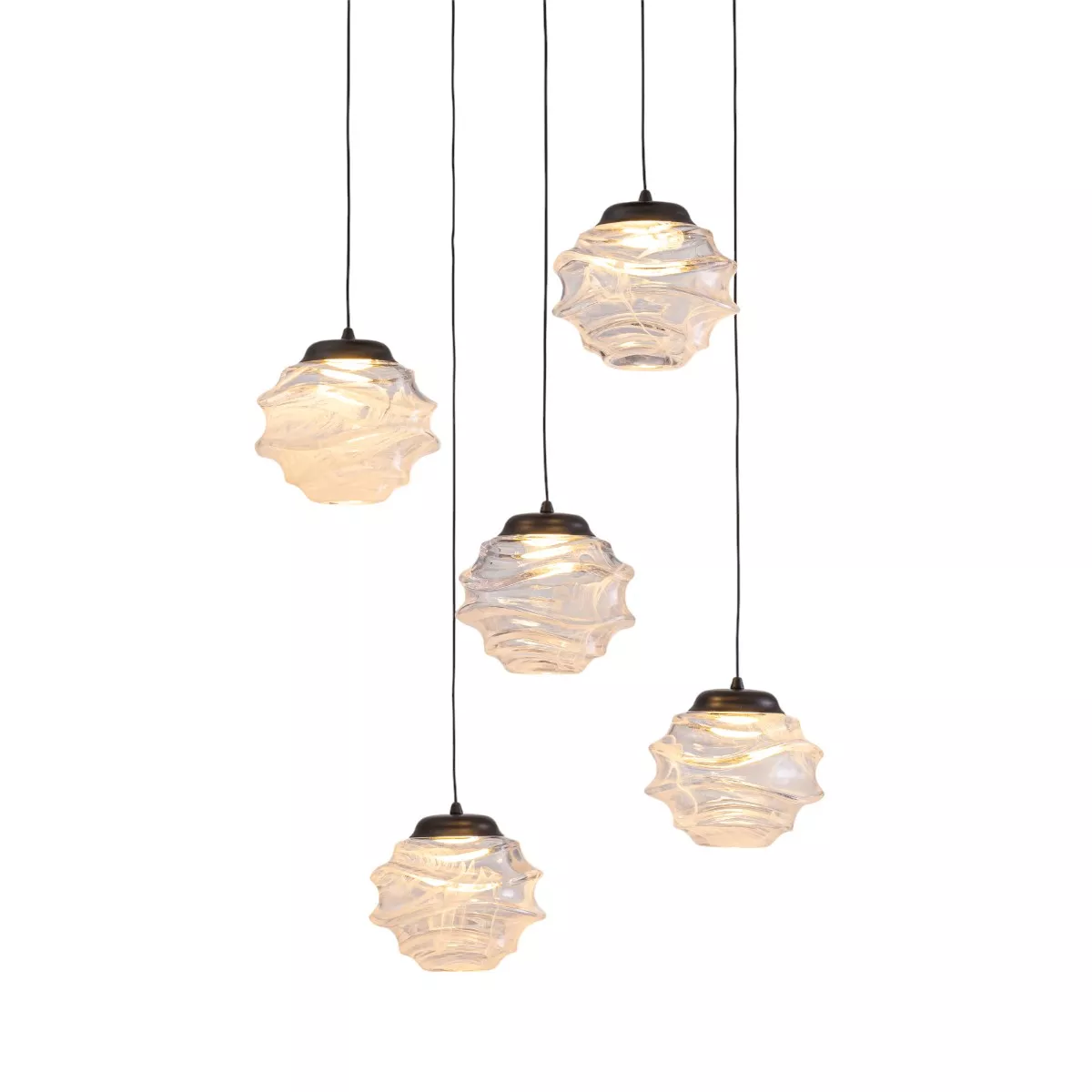 

Подвесной светильник Delight Collection MD25030003-5A matt black/clear