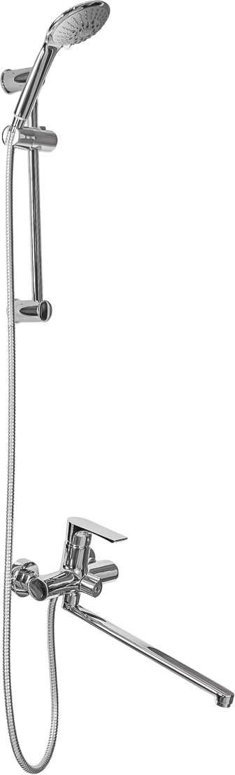 

Смеситель с длинным изливом для ванны Профсан Элит PSM-100-2-ST хром