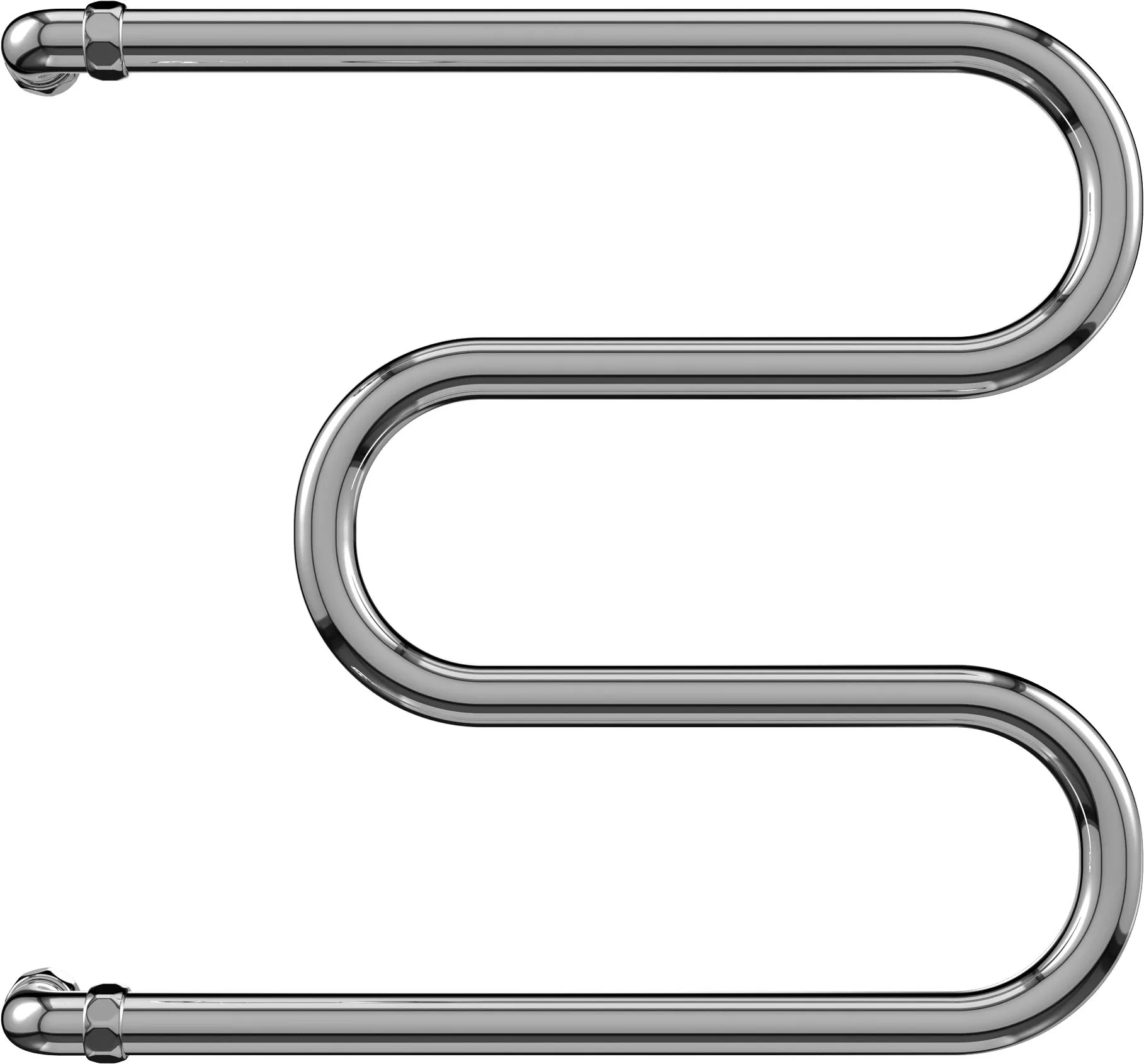 Полотенцесушитель водяной Terminus M-образный 25 3/4" 500x400