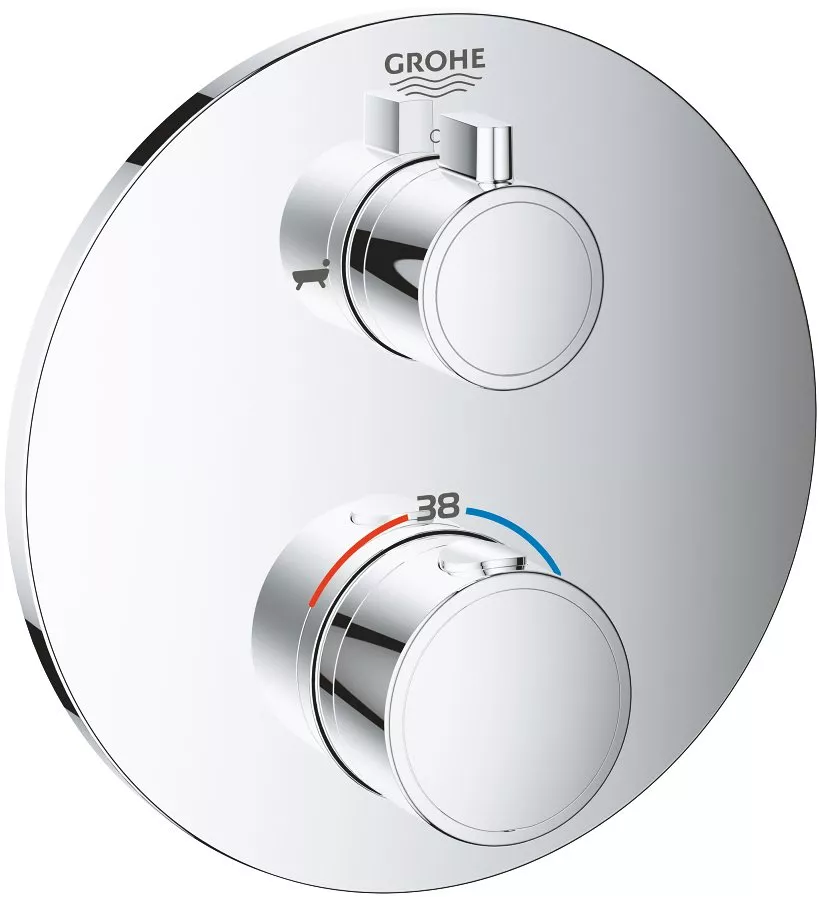 Термостат Grohe Grohtherm 24077000 для ванны с душем, цвет хром - фото 1
