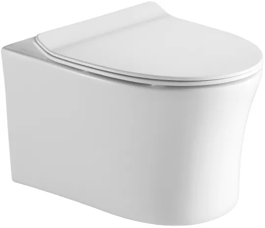 

Подвесной унитаз SantiLine SL-5006 белый, с сиденьем микролифт