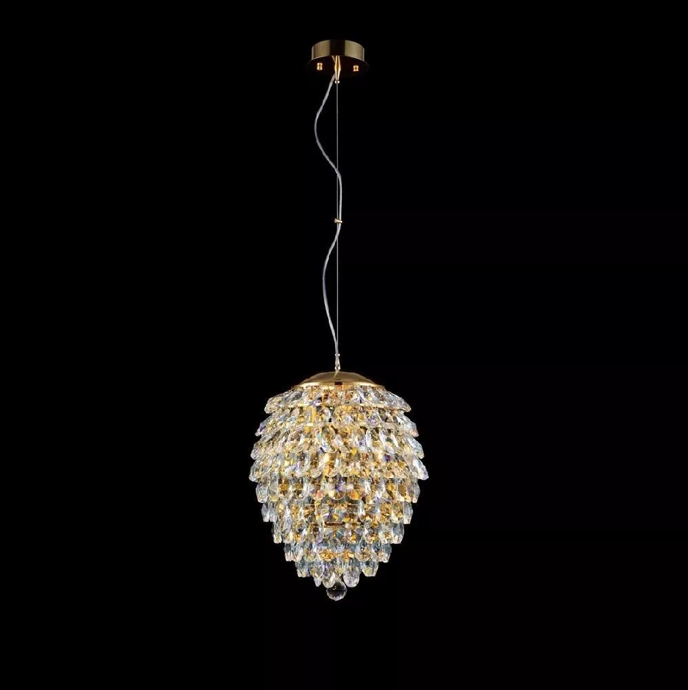 

Подвесной светильник Crystal Lux Charme SP4 Gold/Transparent