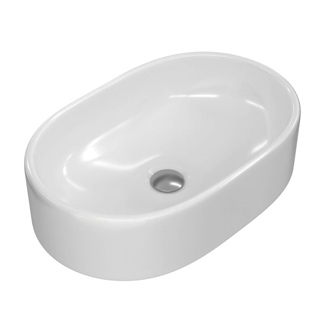 Накладная раковина STWORKI Копенгаген CO50602 52 белая овальная 5122₽