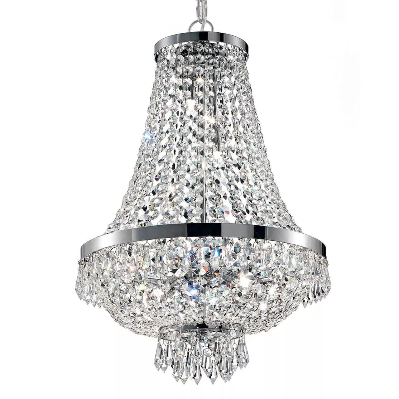 

Подвесная люстра Ideal Lux Caesar SP9 Cromo 041827