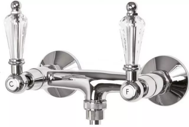 

Смеситель для душа Cezares Diamond хром с кристаллами Swarovski