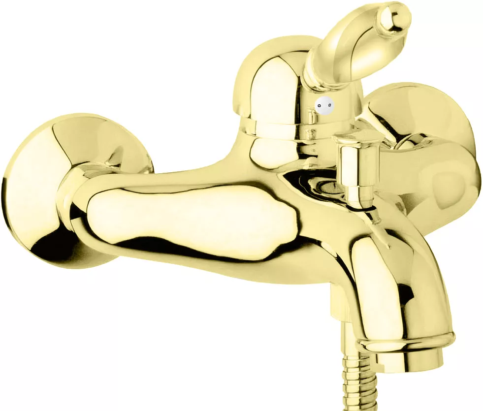 

Смеситель для ванны с душем Cezares Elite золото