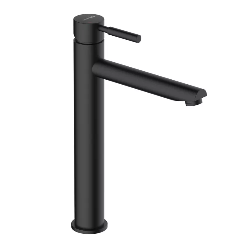 

Смеситель для раковины Wasserkraft Gollach 3303H черный soft-touch