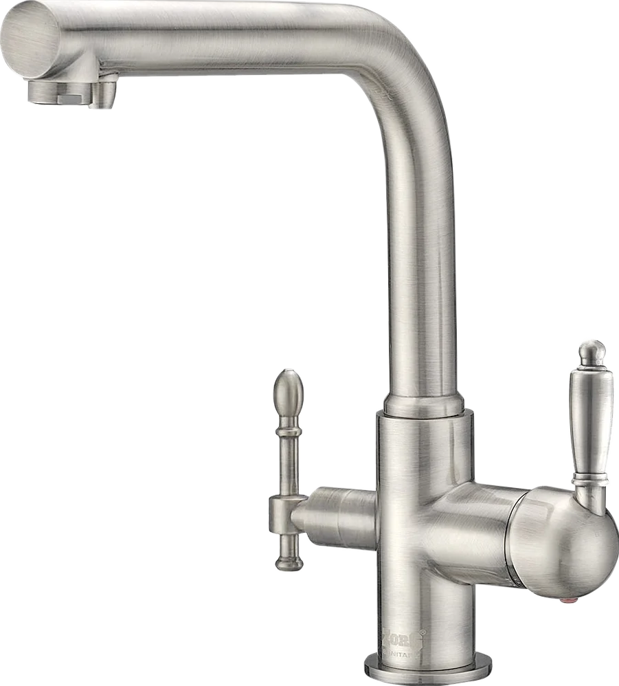 

Смеситель для кухни Zorg Sanitary ZR 313 YF-33 SATIN с подключением к фильтру сталь, сатин