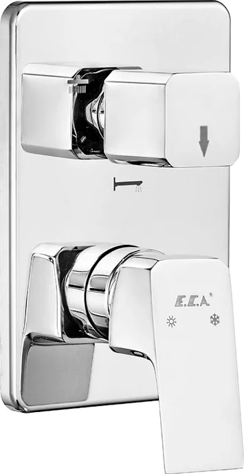 Смеситель для ванны с душем E.C.A. Tiera хром 102167305EX-K - фото 1