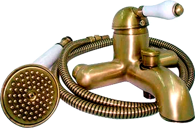 

Смеситель для ванны Nicolazzi Classica 3401BZ76 бронза, белый