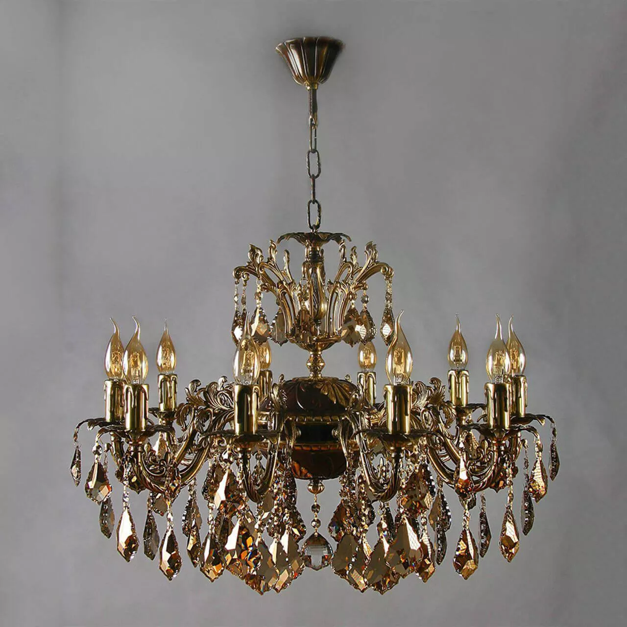 

Подвесная люстра Ambiente Granada 2118/10 PB Honey Leaf