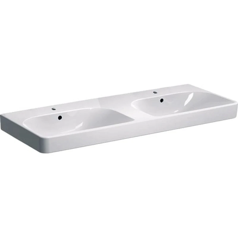 

Накладная раковина Geberit Smyle Square 120x48 белая