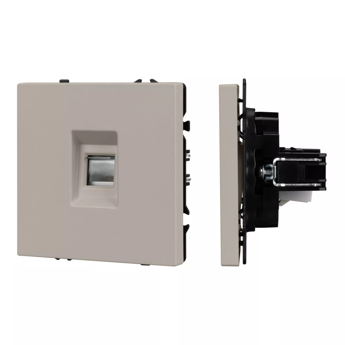 

Механизм компьютерной розетки Arlight SCT-NOBE-MPC1-SFPL-CA (RJ-45, CAT6) 059438