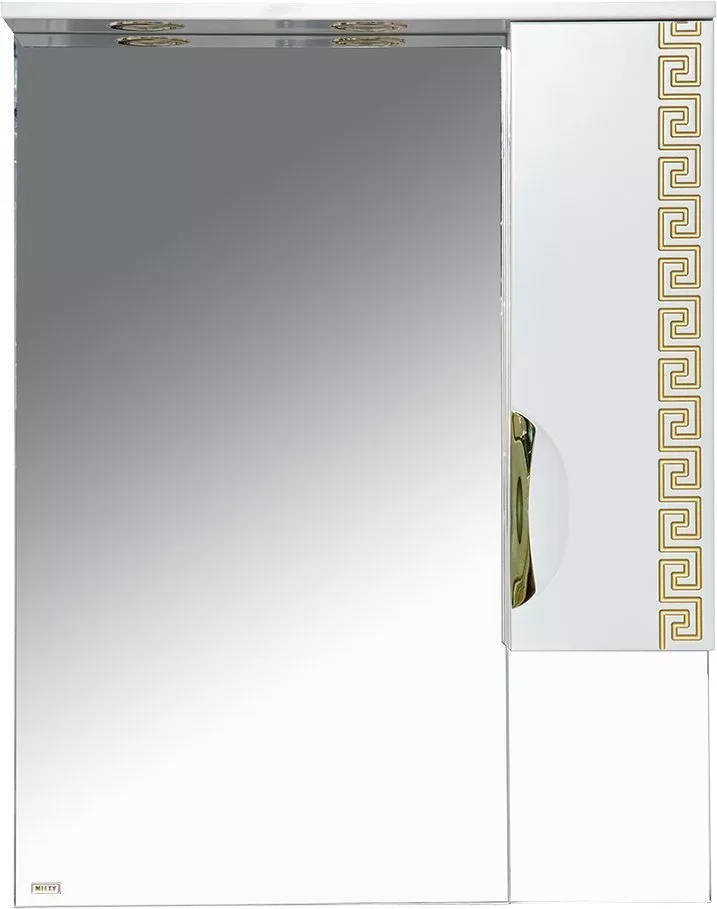 

Зеркало Misty Престиж 70 R золотая патина