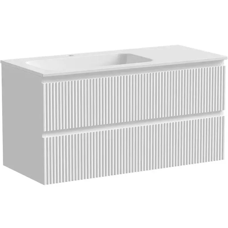 

Тумба под раковину без столешницы Sancos Snob R 100, L, bianco